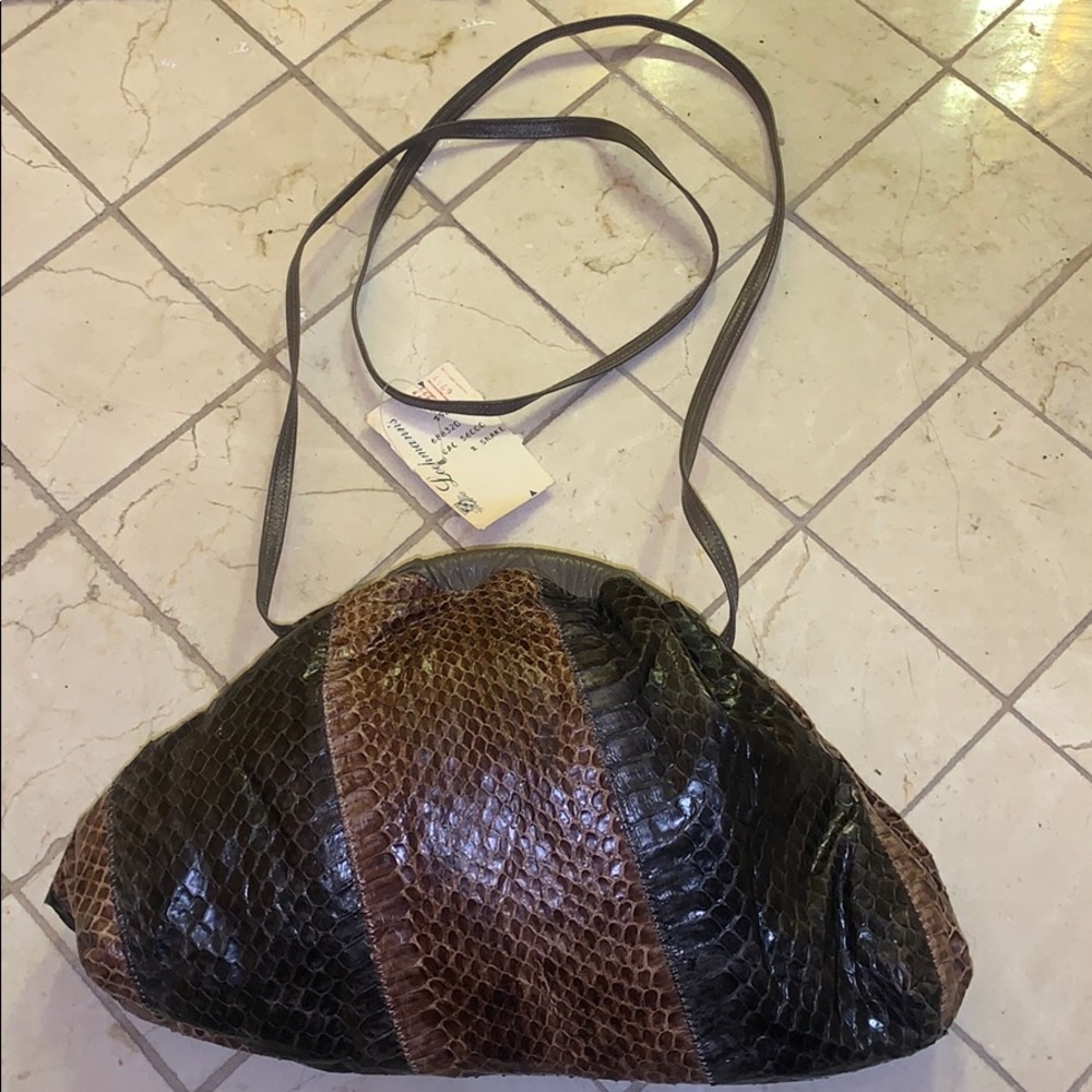 Robert Bestien snakeskin crossbody